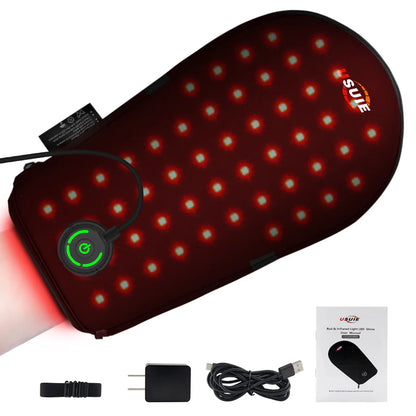 USUIE Red Light Infrared Therapy Device For Hand Pain Relief Glove