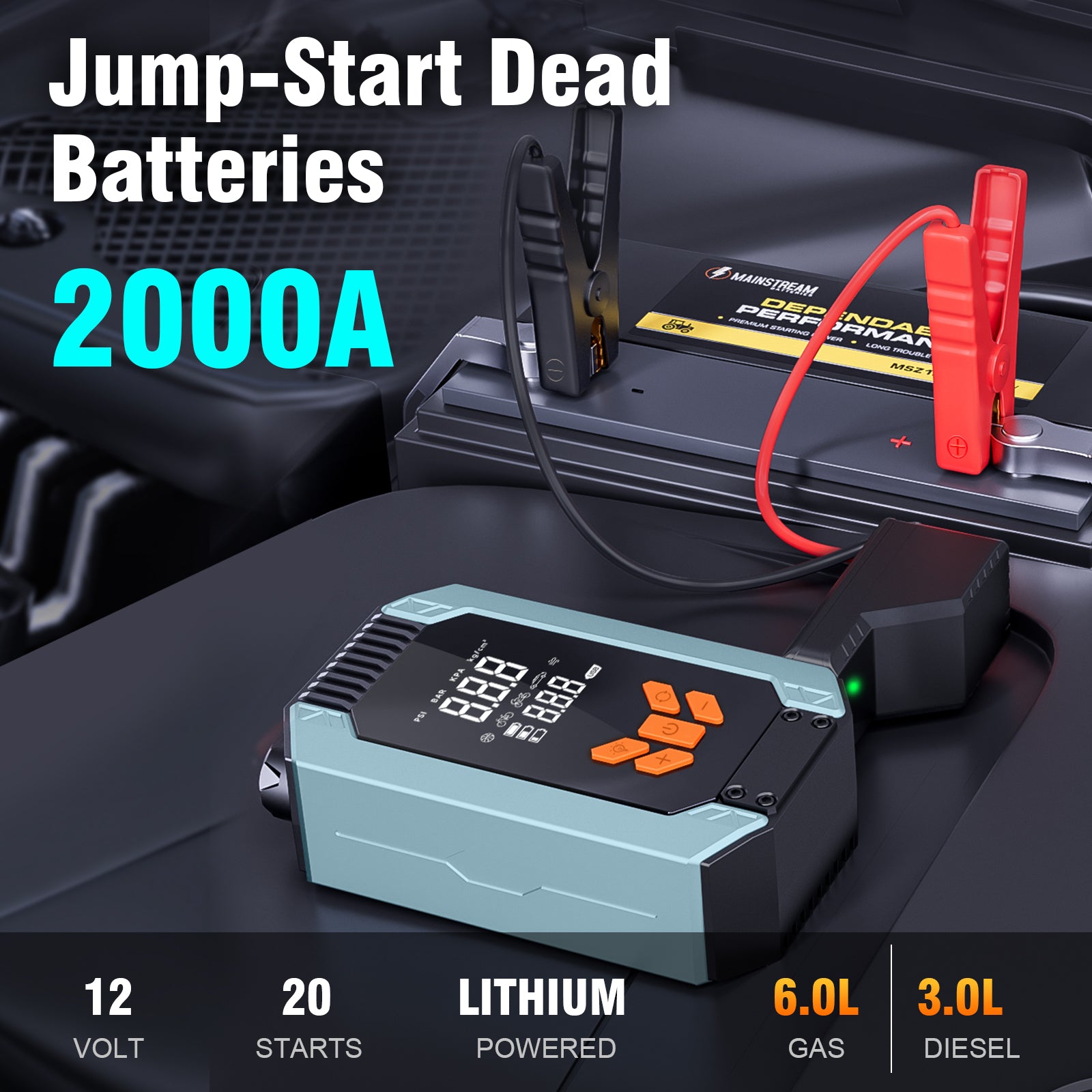 Car Battery Jump Starter