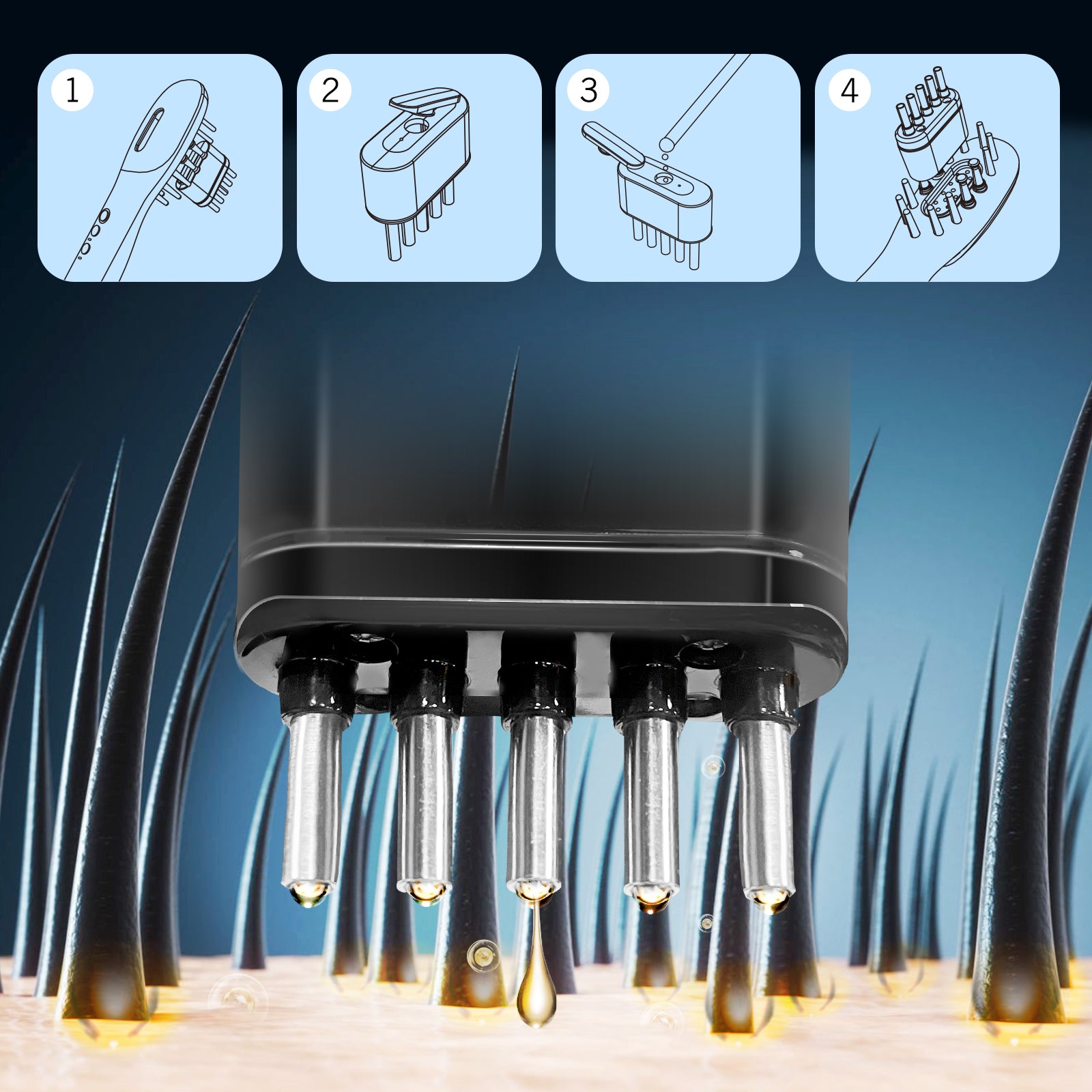 Laser Therapy Hair Growth Comb