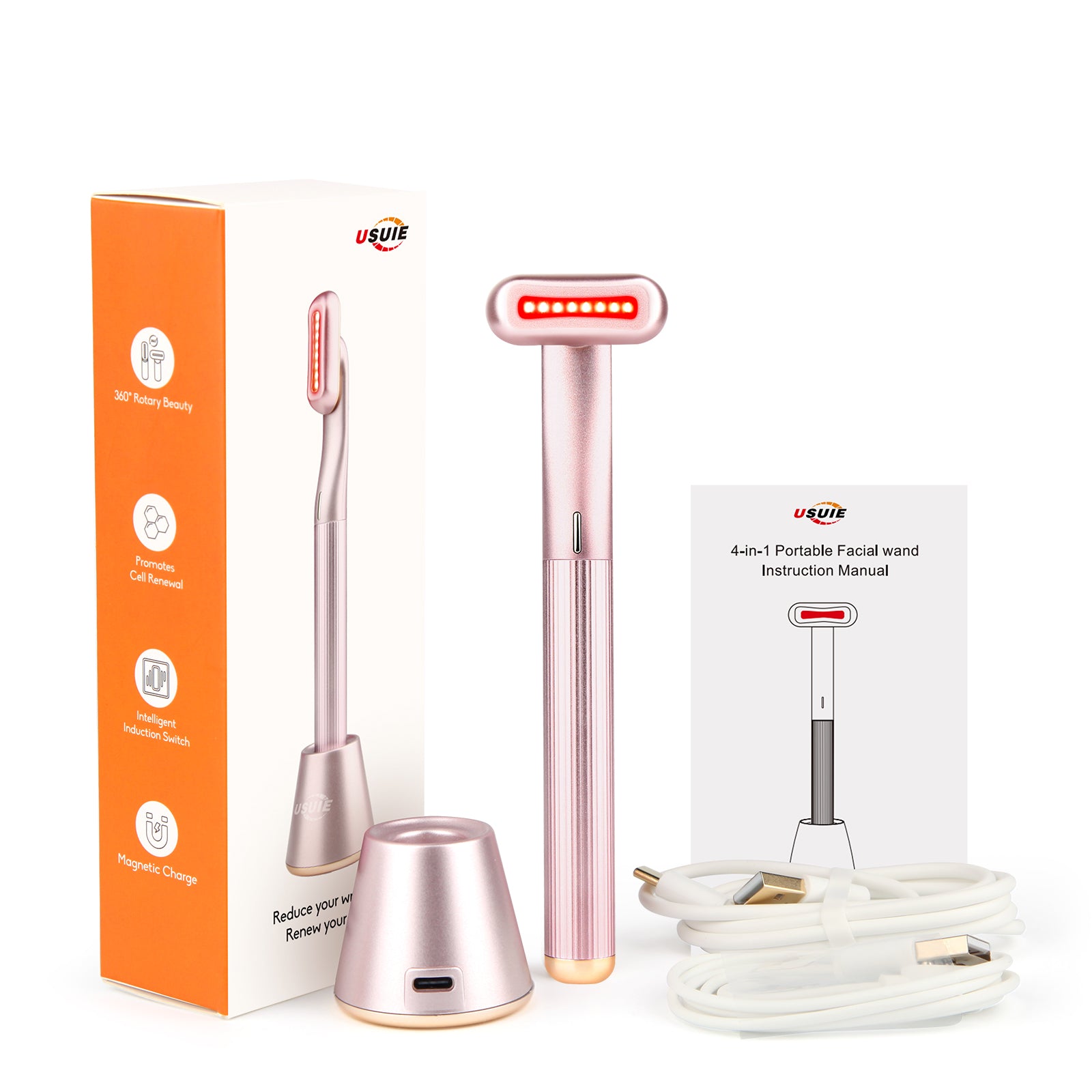 Usuie Red Light Therapy Skincare Wand