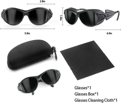 Red Light Therapy Glasses, Eyes Protection for Tanning Goggles, IPL Laser Safety Glasses 200-2000nm, Eye Protection for Red Light Therapy.