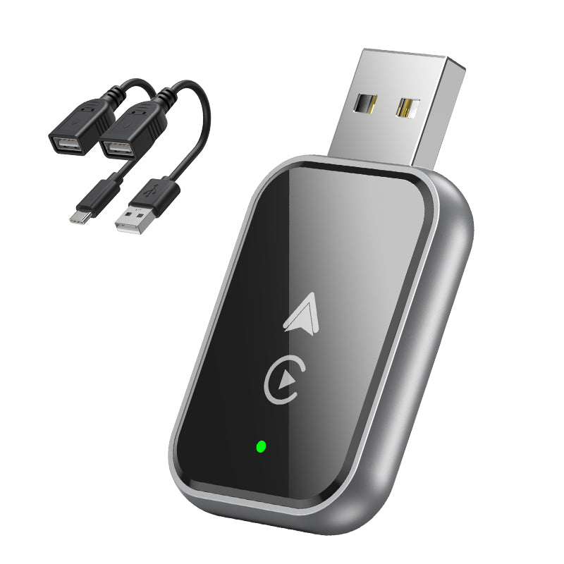 Wireless CarPlay Adapter for iPhone, Convert Wired to Wireless Apple CarPlay Adapter, Mini Size with Extension